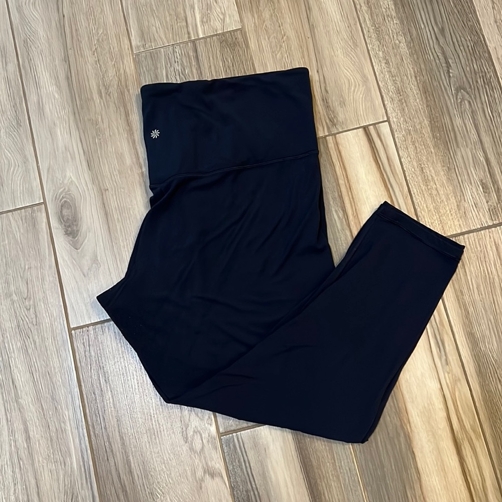 Athleta ultra high rise elation tight navy blue 3x